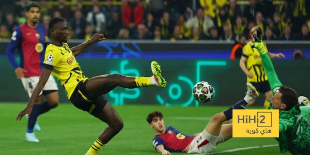 برشلونة يتأخر أمام بروسيا دورتموند في الشوط الأول