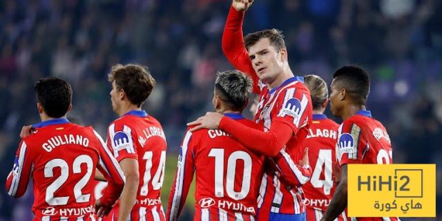 الرسم التكتيكي لتشكيلة أتلتيكو مدريد ضد لاس بالماس