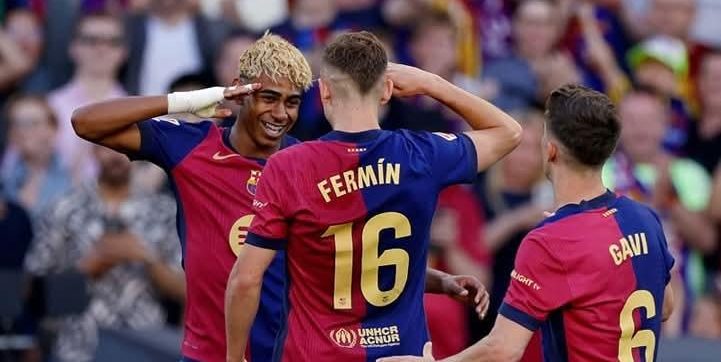 رقم قياسي لبرشلونة في الأهداف الصاروخية