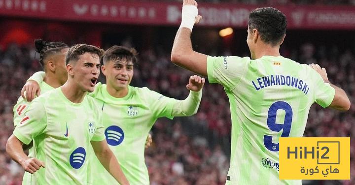 برشلونة يتقدم بهدفين نظيفين أمام بيلباو في الشوط الأول