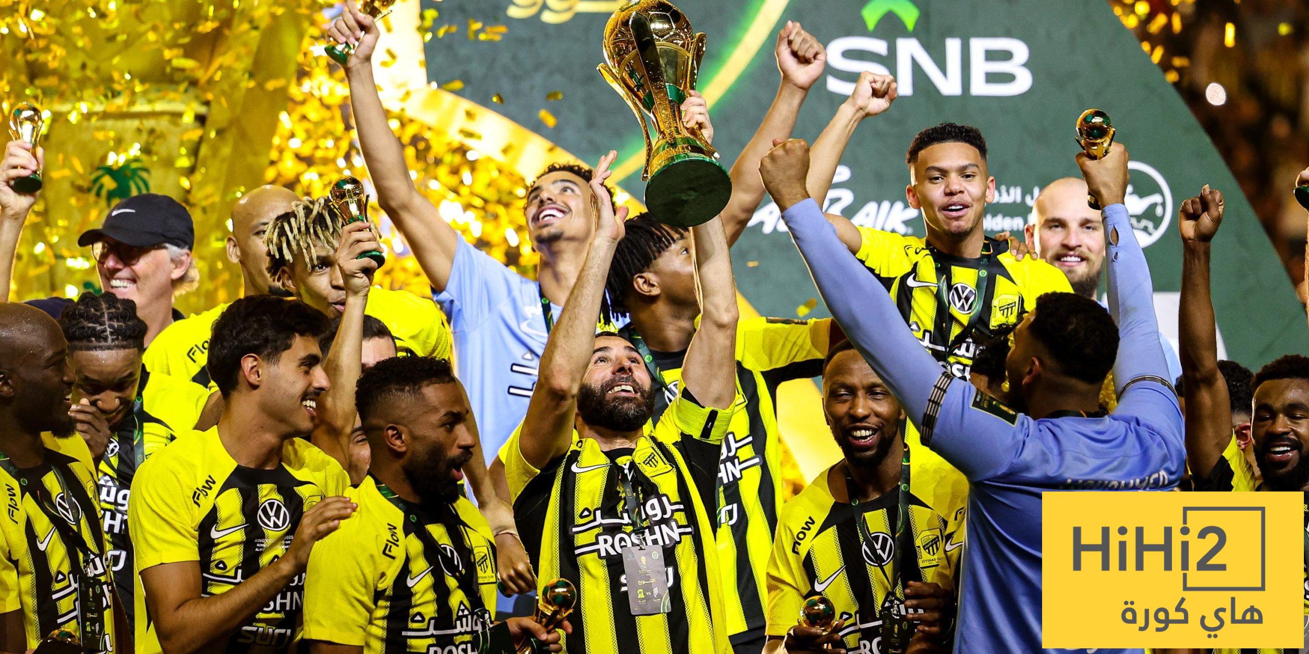 ثلاثية الاتحاد تكتب تاريخًا جديدًا في كأس الملك