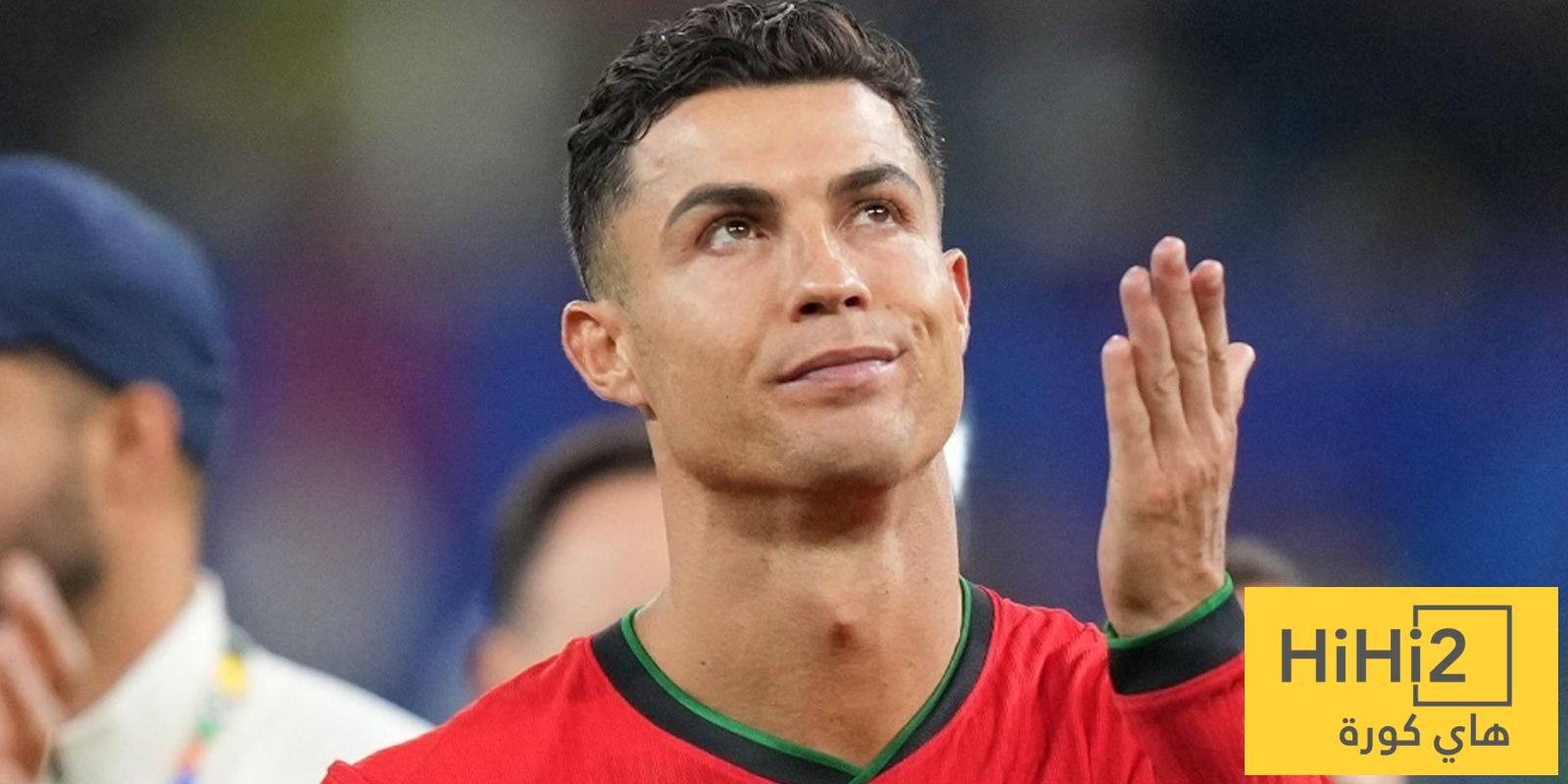 شاهد ردة فعل رونالدو على هدف اسبانيا الأول