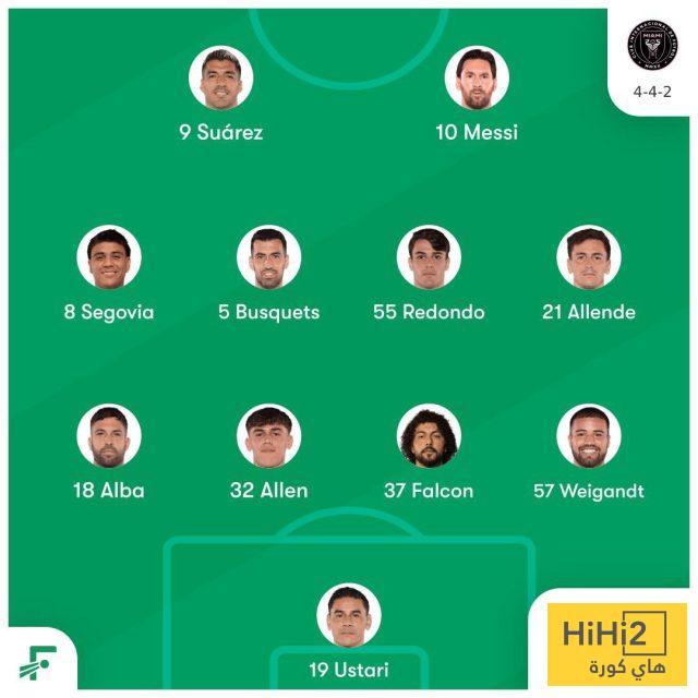 الرسم التكتيكي لـ انتر ميامي أمام باريس 4 الرسم التكتيكي لـ انتر ميامي أمام باريس 3