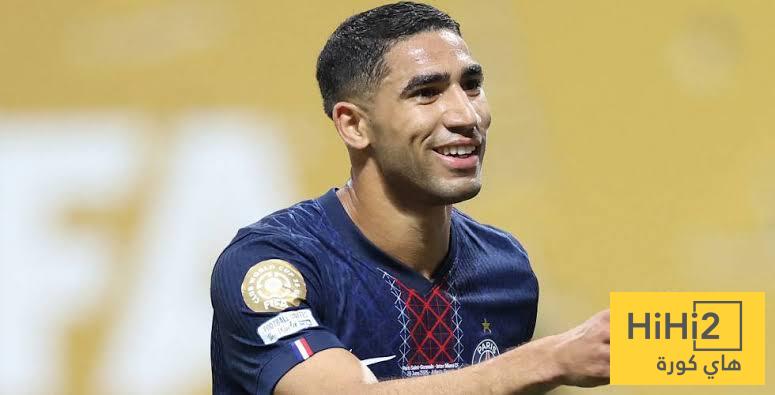 أشرف حكيمي يرد على بوسكيتس بحركة البطريق