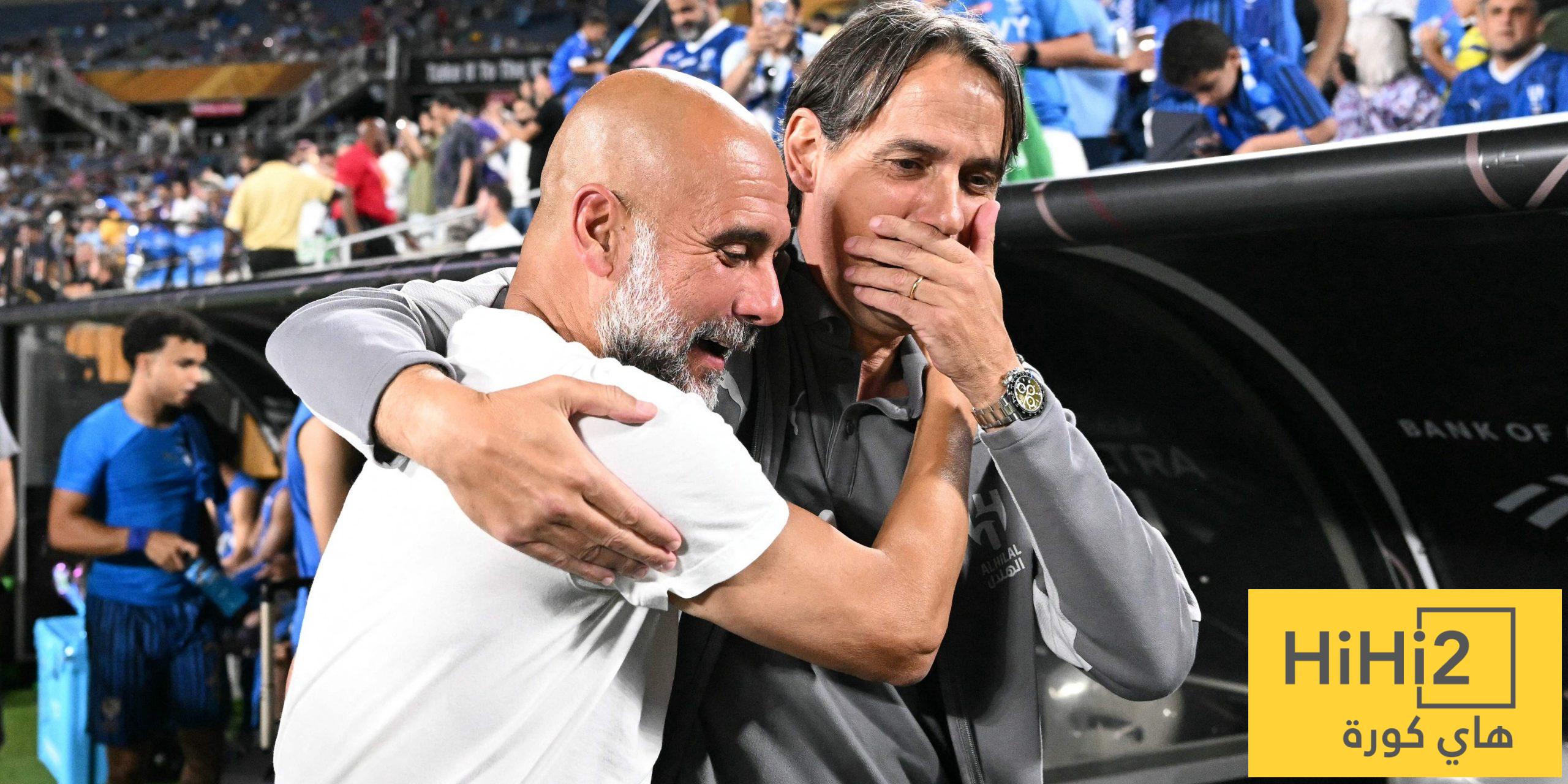 جماهير الهلال تشكر إنزاغي