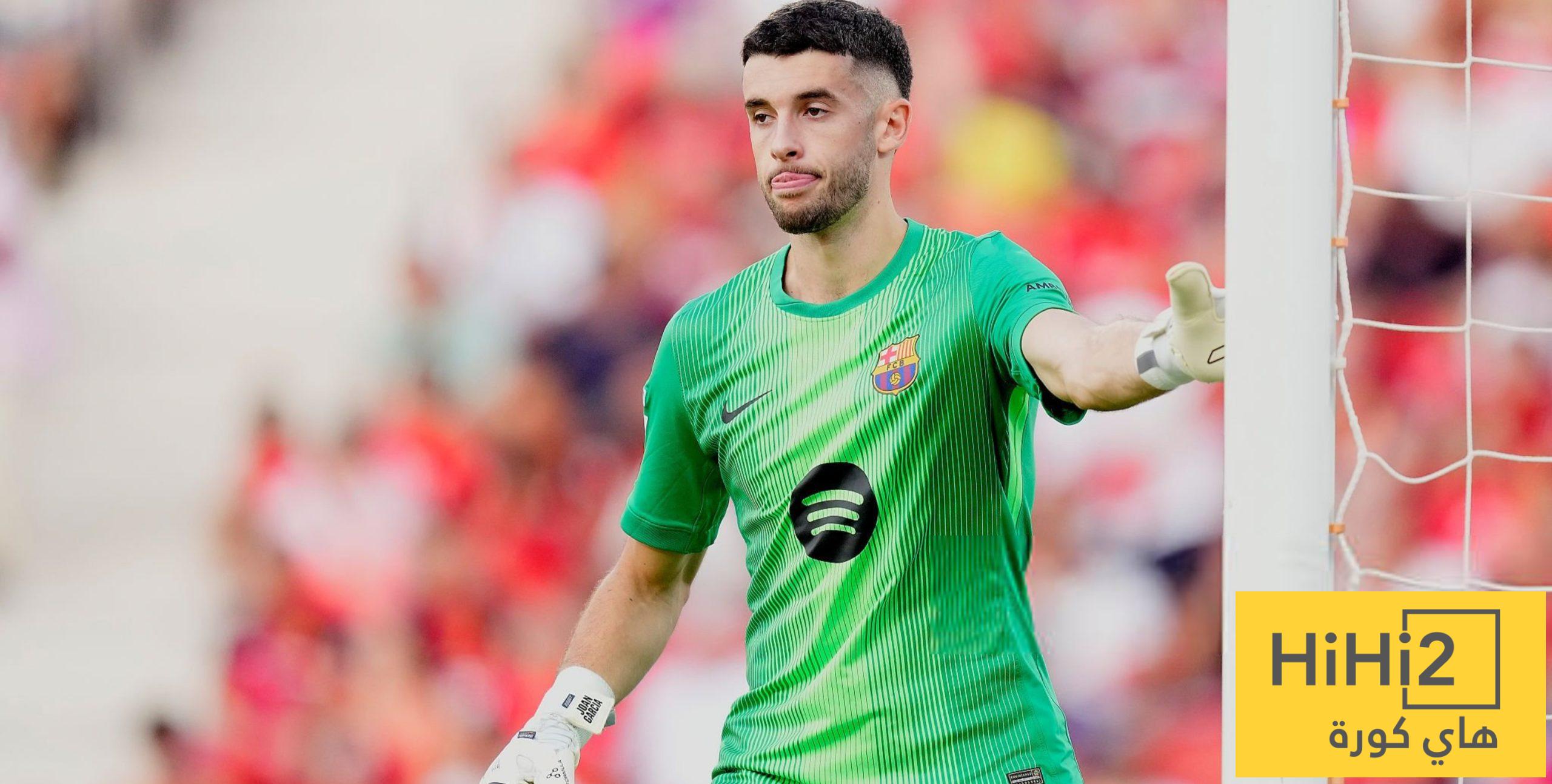 خوان غارسيا يسجل اسمه في تاريخ برشلونة بالليغا