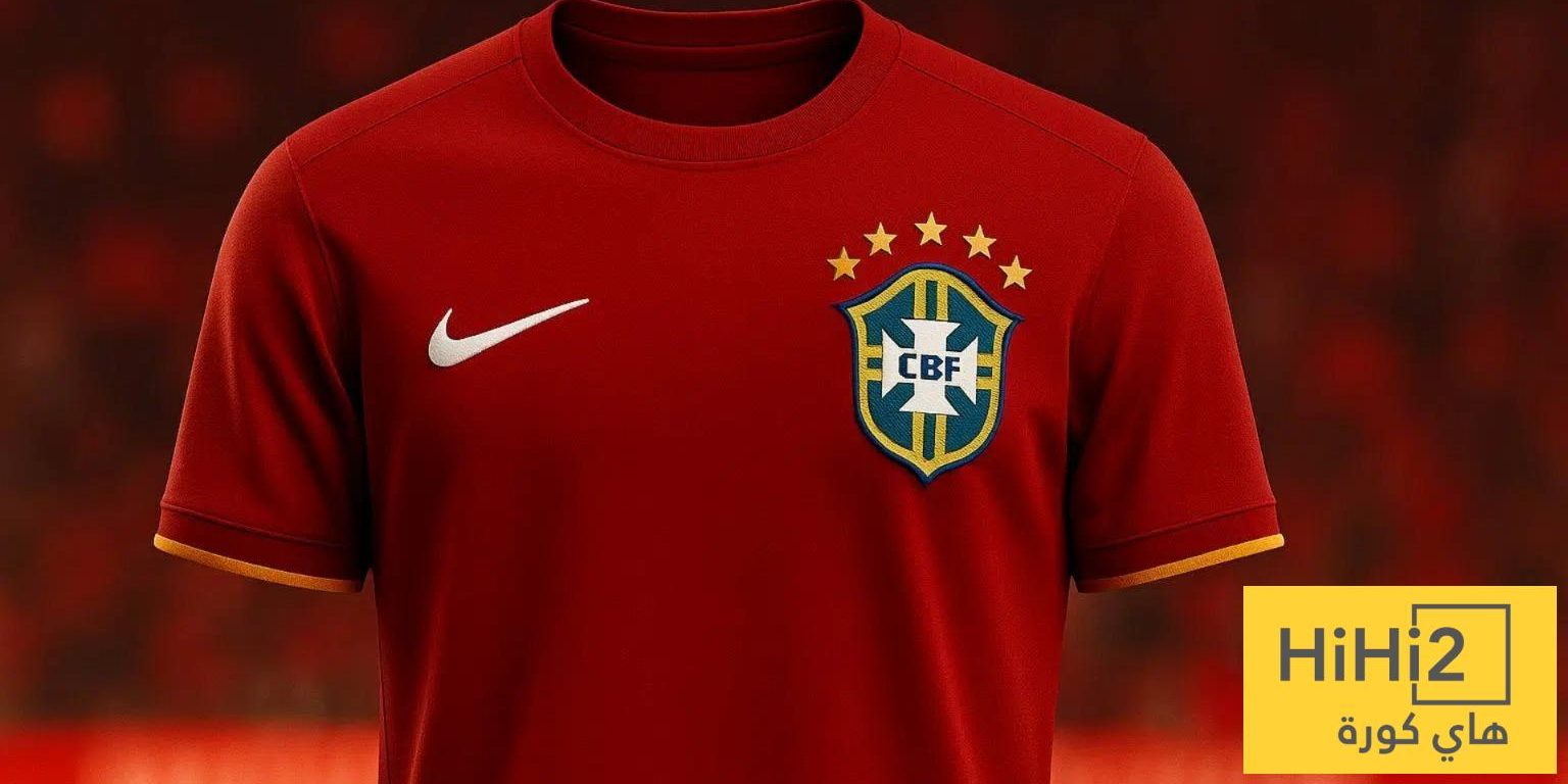 البرازيل تتخلى عن فكرة القميص الاحمر لمنتخب السيليساو في المونديال