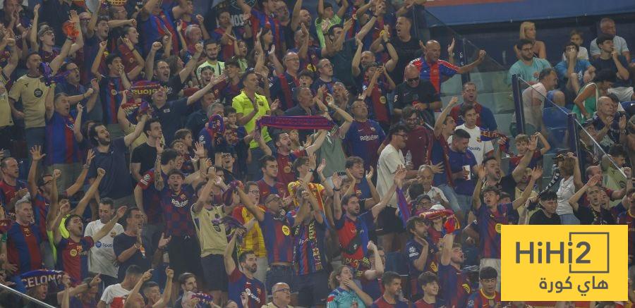 عدد الحضور الجماهيري في لقاء برشلونة وليفانتي