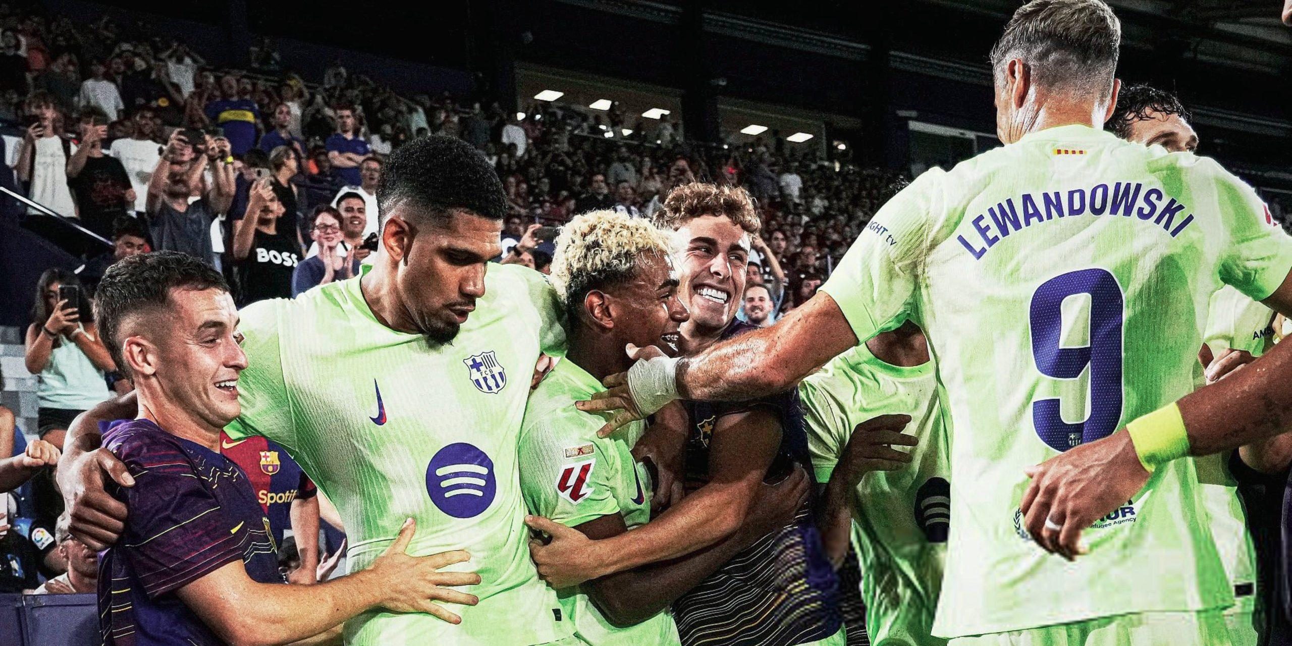 رجل مباراة برشلونة وليفانتي في الدوري الإسباني