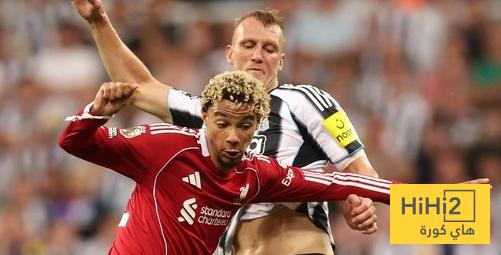 ليفربول يتقدم على نيوكاسل في الشوط الاول