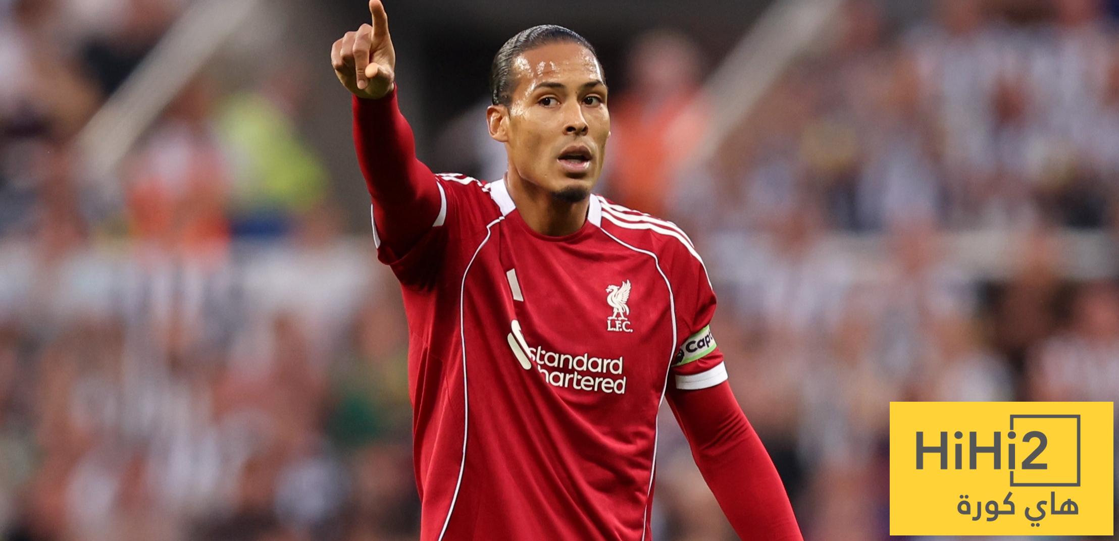 فيرجيل فان دايك يتفوق دفاعيًا في الدوريات الأوروبية الكبرى