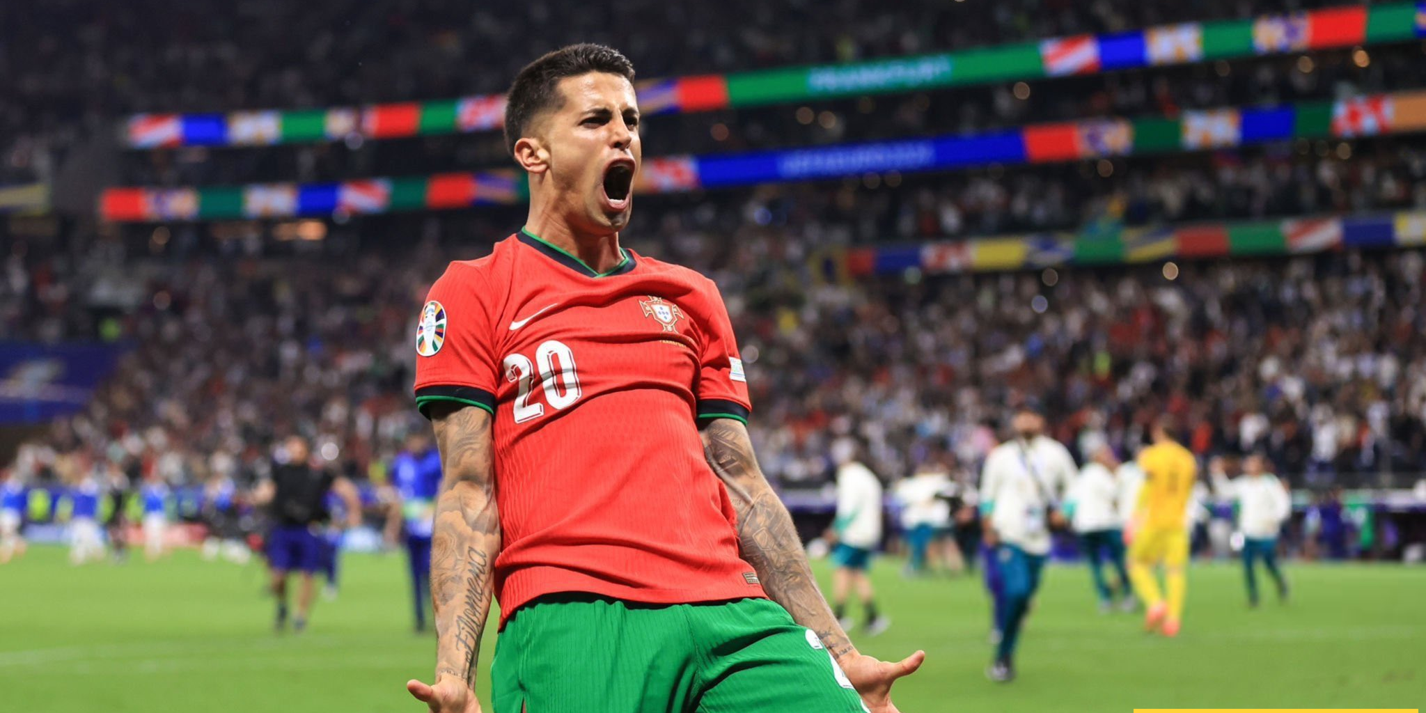 اخبار نيوز : كانسيلو يضرب بالهدف الثالث في شباك ارمينيا