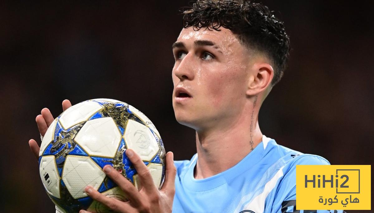 فودين يتألق في الجولة الأولى من دوري الأبطال