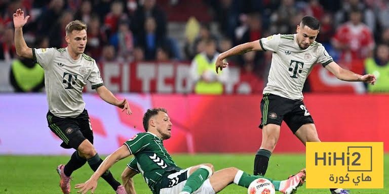 احصائيات مباراة بايرن ميونخ و فيردر بريمن في الدوري الالماني