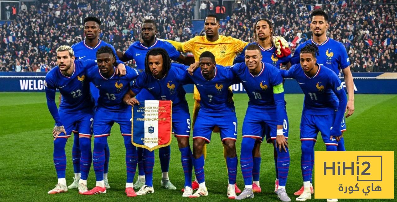 فرنسا تلعب مباراتها الاولى بدون أي لاعب باريسي