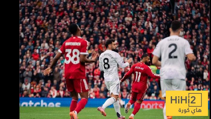 افضل لاعب من مانشستر يونايتد في مباراة ليفربول