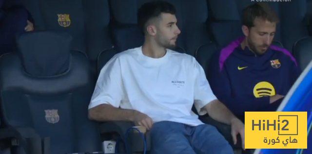 غارسيا يؤازر برشلونة أمام أولمبياكوس غارسيا يؤازر برشلونة أمام أولمبياكوس