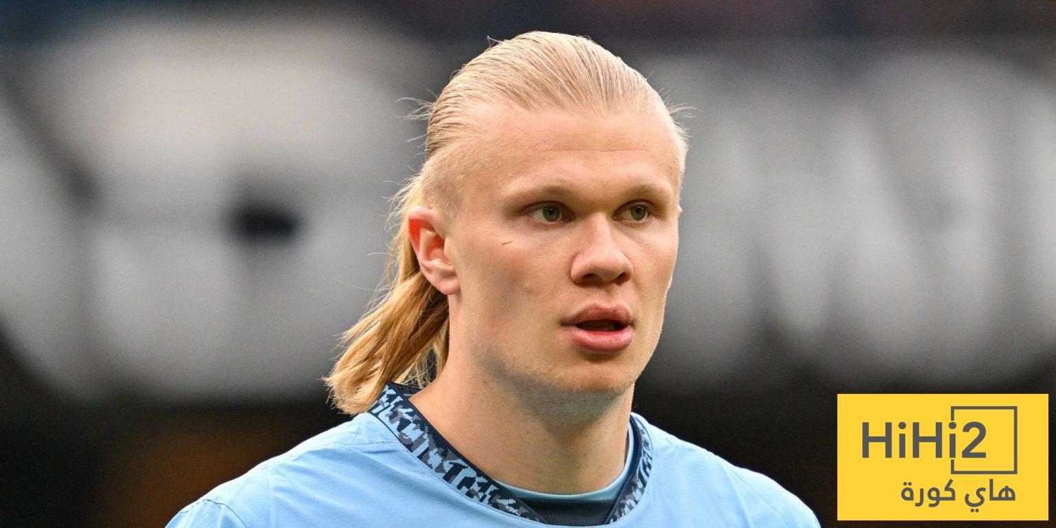 لاعب مانشستر سيتي يقلل من أهمية أرقام هالاند التهديفية  !