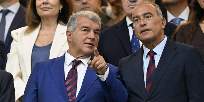ماذا قال لابورتا للاعبي برشلونة بعد خسارة الكلاسيكو؟