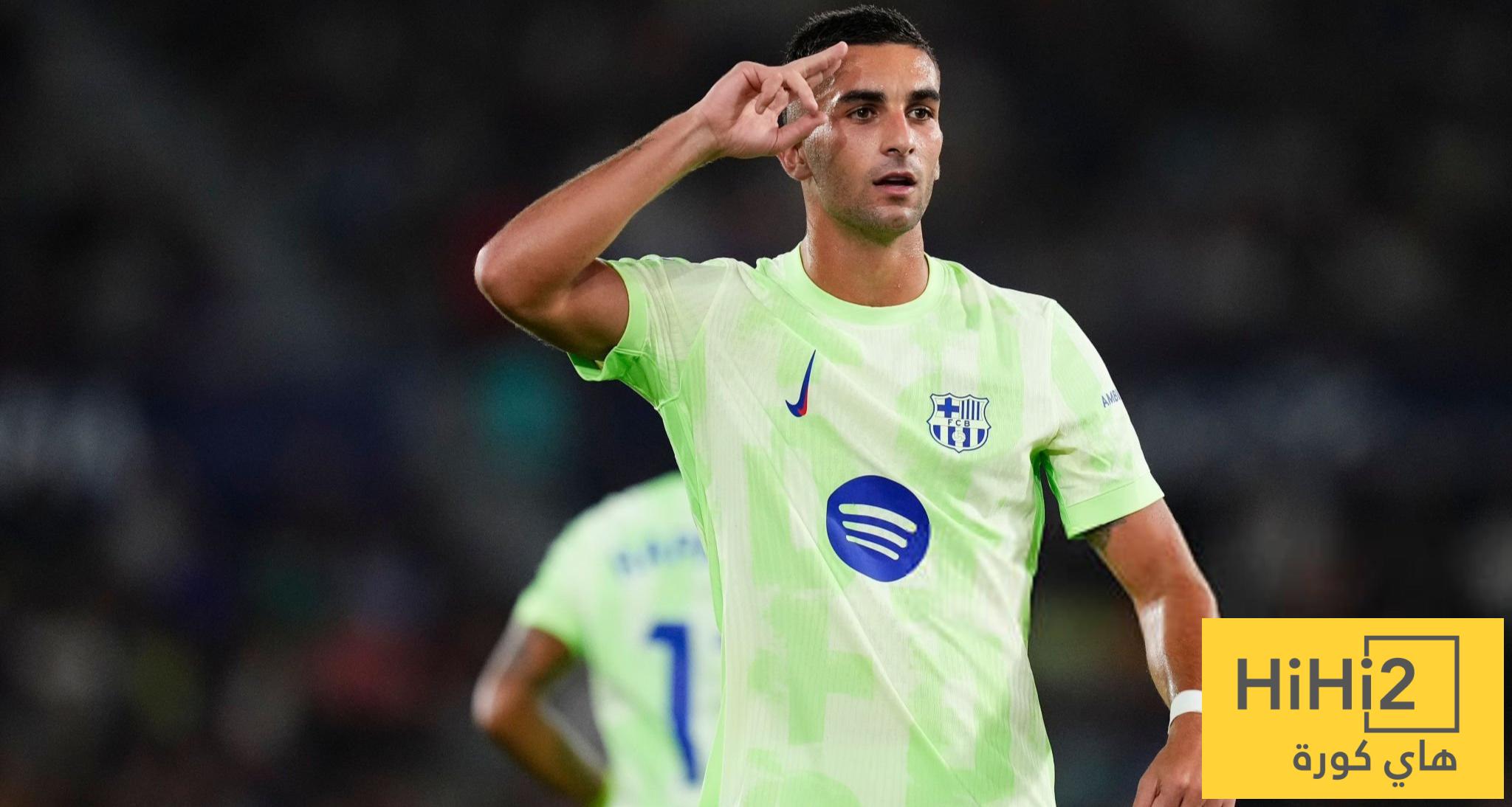 أرقام فيران توريس مع برشلونة هذا الموسم