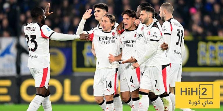 التعادل يحسم الشوط الاول من مباراة ميلان واتالانتا