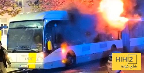 برشلونة يحقق في واقعة حريق الحافلة قبل مباراة بروج ؟ .. العقوبة المنتظرة