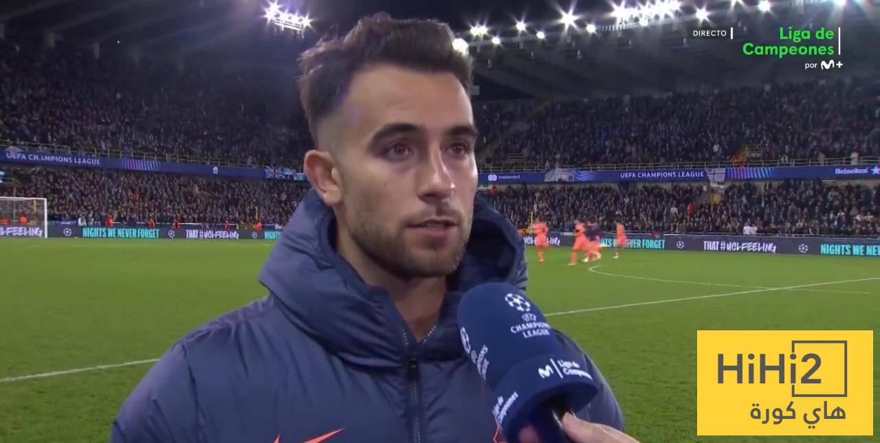 غارسيا يتوجه إلى المستشفى مباشرة بعد نهاية مباراة كلوب بروج