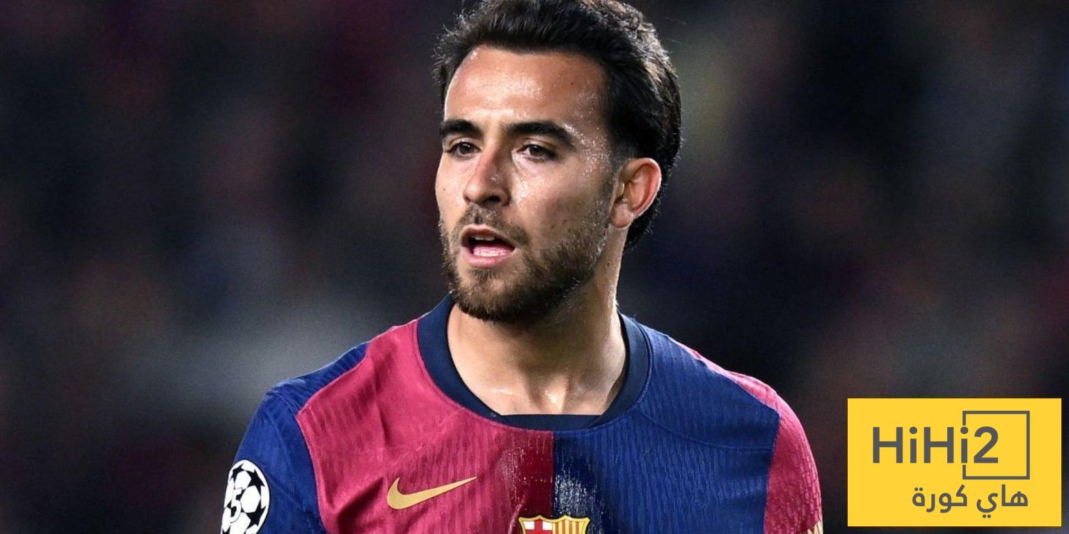 قلوب دفاع برشلونة بعد إصابة إريك غارسيا