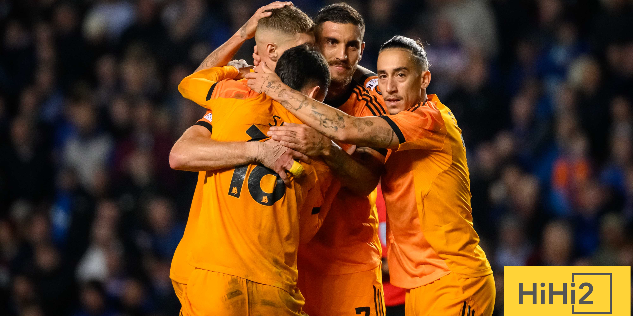 روما يتقدم على رينجرز في الشوط الاول