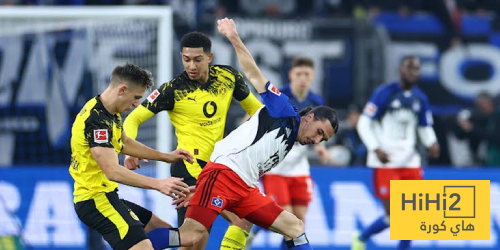 إحصائيات 30 دقيقة من مباراة بوروسيا دورتموند وهامبورغ