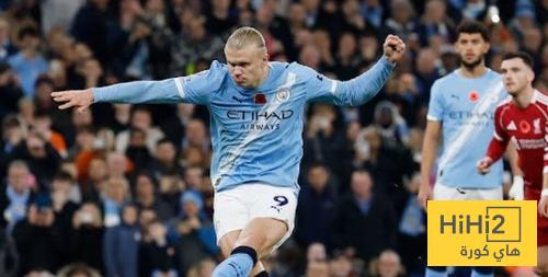 هالاند يفتتح التسجيل ضد ليفربول هالاند يفتتح التسجيل ضد ليفربول