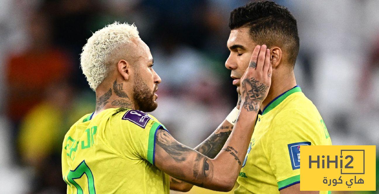 كاسيميرو يكشف عن أهمية نيمار لمنتخب البرازيل