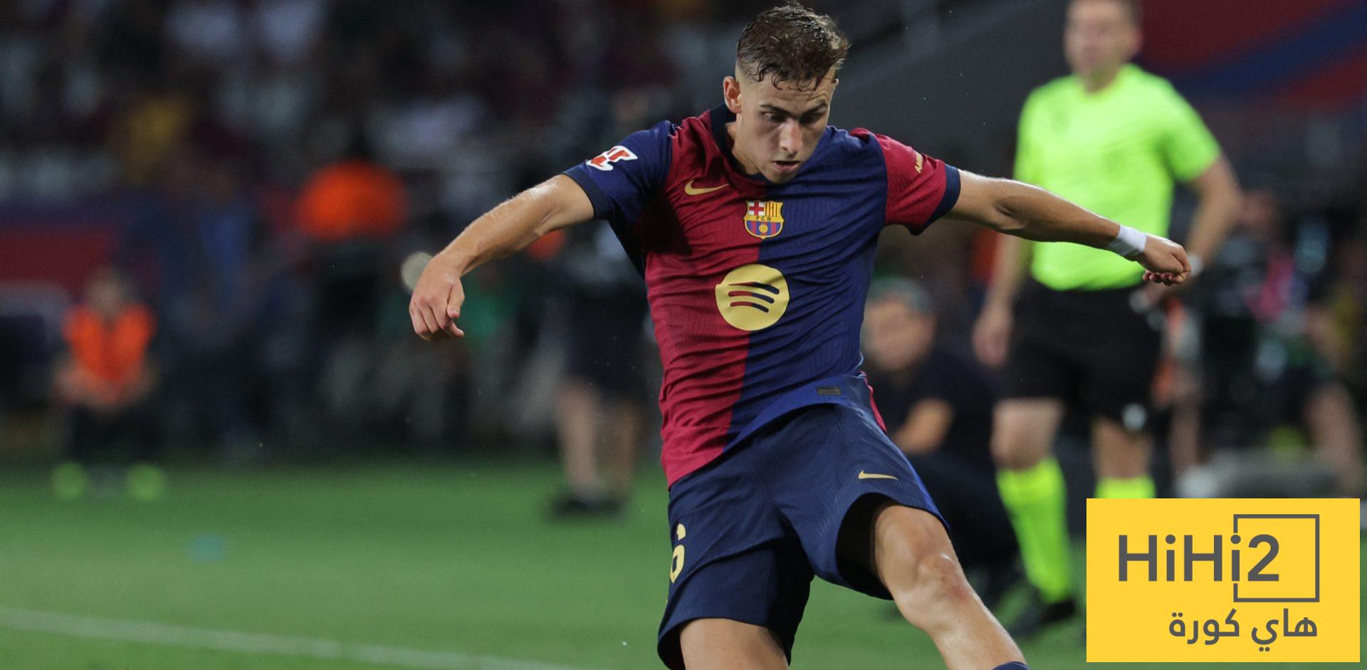 أرقام فيرمين لوبيز مع برشلونة في الليغا هذا الموسم