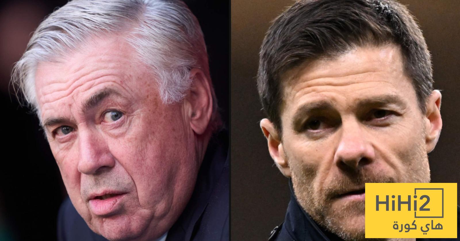 أنشيلوتي يدافع عن تشابي ألونسو