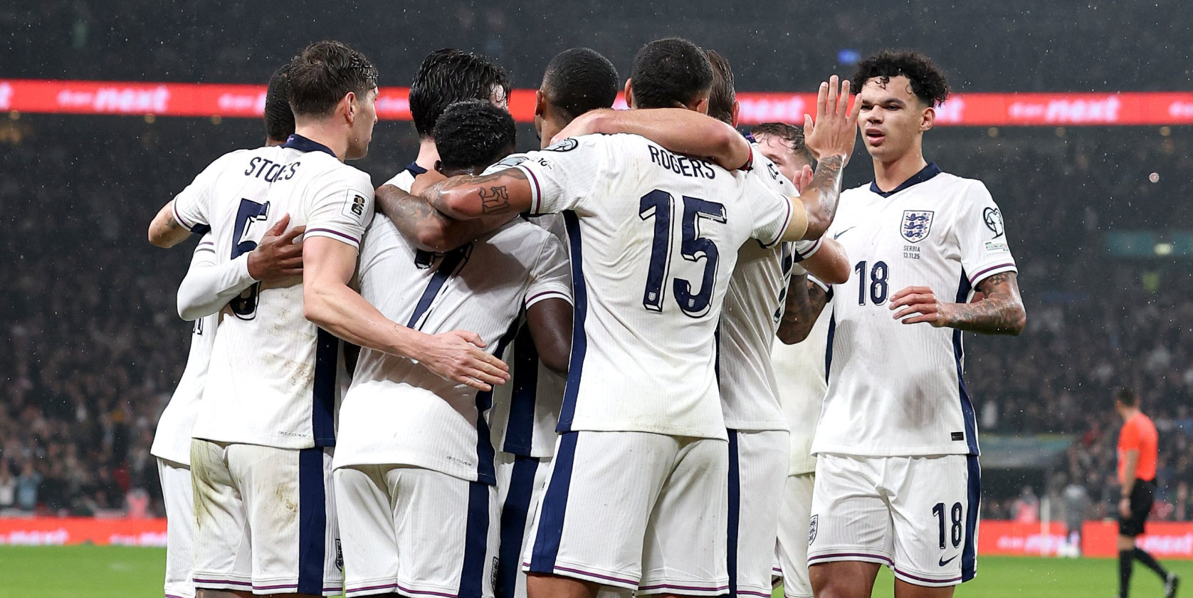 تشكيلة انجلترا الرسمية امام البانيا