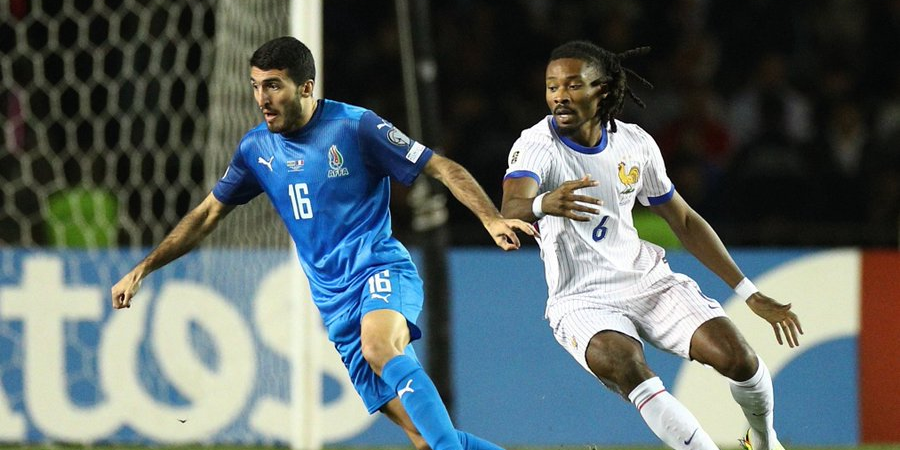 احصائيات الشوط الاول من مباراة فرنسا و أذربيجان