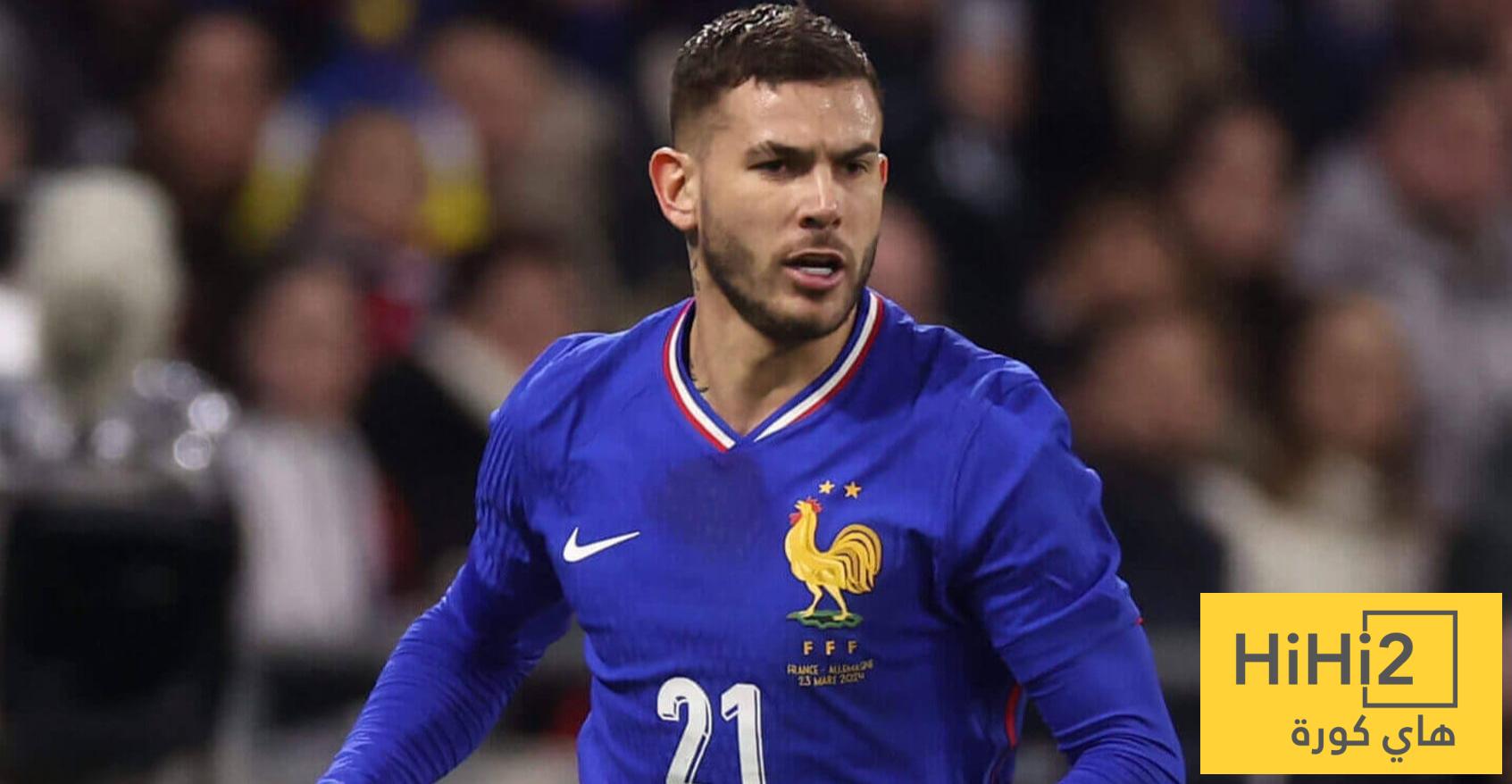 إحصائيات لوكاس هيرنانديز أمام اذربيجان