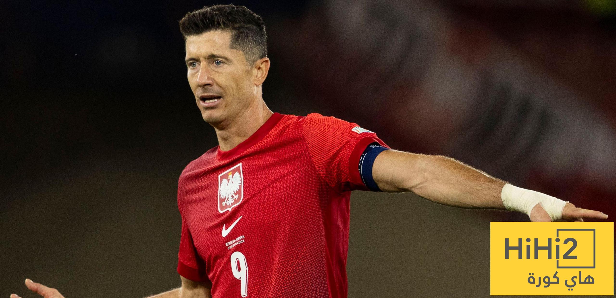 أرقام ليفاندوفسكي في تصفيات كأس العالم