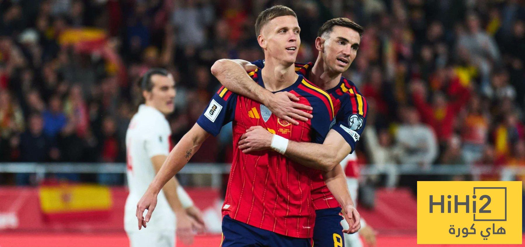 إشادة بحق أولمو بعد تأهل إسبانيا لكأس العالم