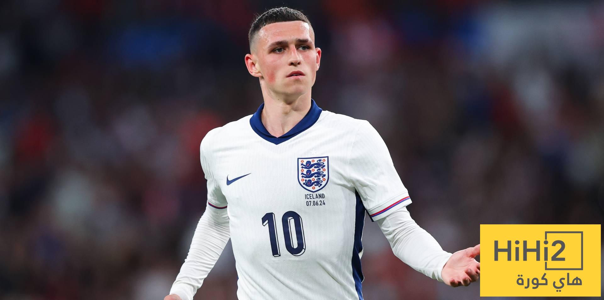 كل ما قدمه فودين مع انجلترا في تصفيات المونديال