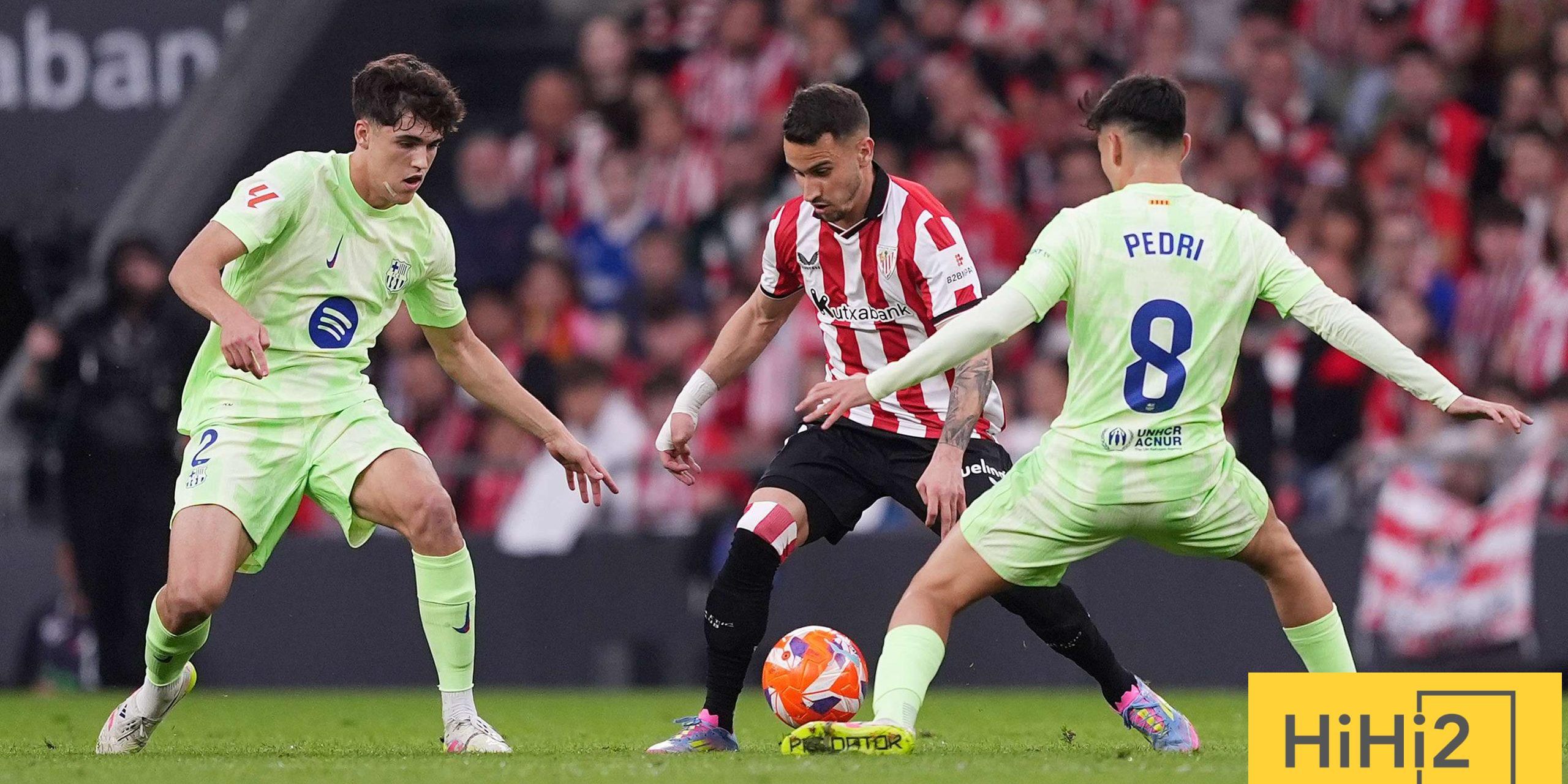 أتلتيك بلباو يعاني من عُقدة أمام برشلونة