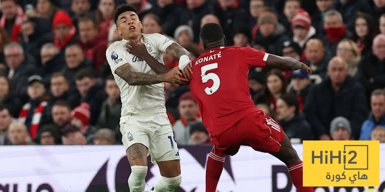 احصائيات مباراة ليفربول و نوتينغهام في الدوري الانجليزي