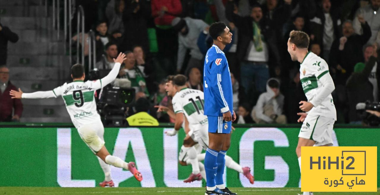 أسوأ لاعب في ريال مدريد أمام إلتشي