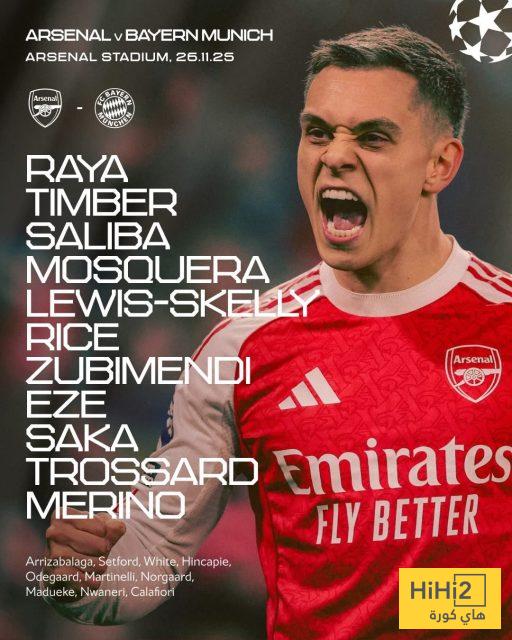 تشكيلة أرسنال الرسمية للقاء بايرن ميونخ 4 تشكيلة أرسنال الرسمية للقاء بايرن ميونخ 3