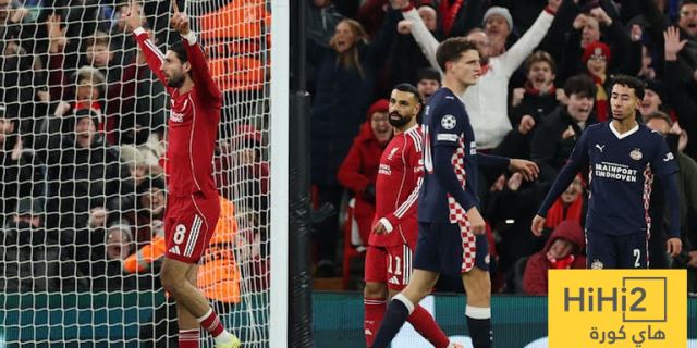 ليفربول يدرك التعادل امام ايندهوفن
