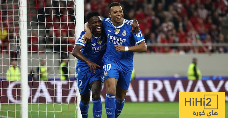 مبابي يقود ريال مدريد للفوز على اوليمبياكوس في دوري الابطال