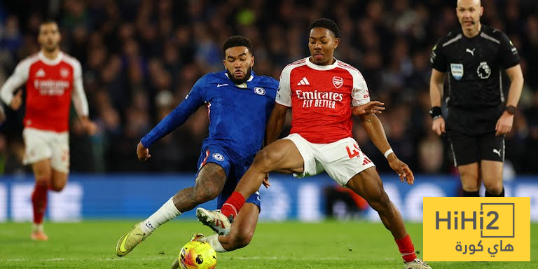 احصائيات مباراة تشيلسي و ارسنال في الديربي