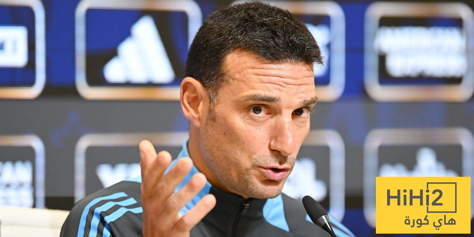 ماذا قال سكالوني عن إمكانية إقامة مباراة الأرجنتين وإسبانيا؟