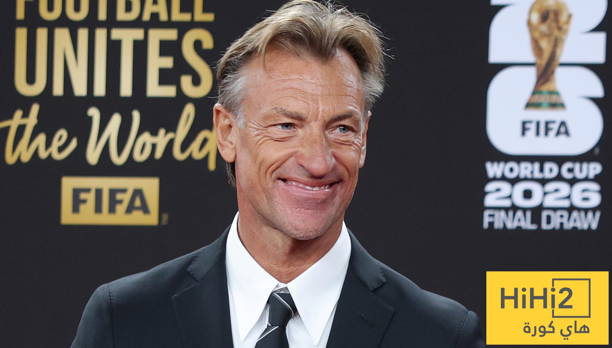 رسالة رينارد للاعبين السعوديين بعد قرعة كأس العالم