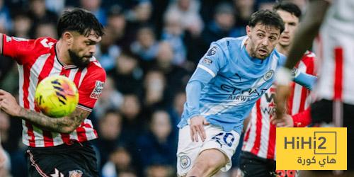 أرقام سيلفا أمام سندرلاند